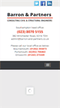 Mobile Screenshot of barron-and-partners.co.uk